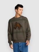 RVCA KSL CREW Pullover mushroom