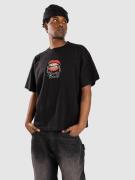 Ninth Hall Logo Play Cropped T-Shirt limo black