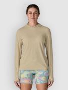 Patagonia Cap Cool Ultra Hoodie pumice / dyno white x/dye