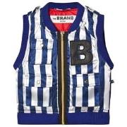 The BRAND B Vest Blue/White Stripe 80/86 cm