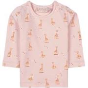 Sophie The Giraffe Giraffe Baby T-shirt Barely Pink 3 mån