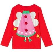 Stella McCartney Kids Långärmad T-shirt Perfekt För Jul Röd 3 år