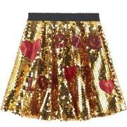 Dolce & Gabbana Mini Me Sequin Kjol Guld 10 år