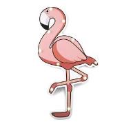 JOX Flamingo LED Lampa Rosa One Size