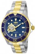 Invicta Herrklocka 13706 Pro Diver Blå/Gulguldtonat stål Ø47 mm