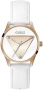 Guess Damklocka GW0399L2 Vit/Läder Ø36 mm