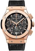 Hublot Herrklocka 525.OX.0180.LR Classic Fusion Svart/Läder Ø45 mm