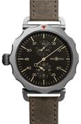 Bell & Ross Herrklocka BRWW2-REG-HER-SCA WW2 Brun/Läder Ø49 mm