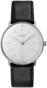 Junghans Herrklocka 27/3501.02 Max Bill Vit/Läder Ø38 mm