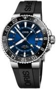 Oris Herrklocka 01 798 7754 4135-07 4 24 64EB Diving Blå/Gummi