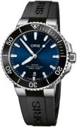 Oris Herrklocka 01 733 7766 4135-07 4 22 64FC Diving Blå/Gummi