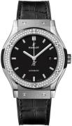 Hublot Herrklocka 542.NX.1171.LR.1104 Classic Fusion Svart/Gummi Ø42