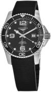 Longines Herrklocka L3.781.4.56.9 Hydroconquest Svart/Gummi Ø41 mm