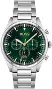 Hugo Boss Herrklocka 1513868 Pioneer Grön/Stål Ø44 mm