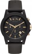 Armani Exchange Herrklocka AX7105 Outerbanks Svart/Gummi Ø45 mm