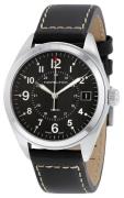 Hamilton Herrklocka H68551733 Khaki Svart/Läder Ø40 mm