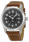 Hamilton Herrklocka H70555533 Field Svart/Läder Ø42 mm