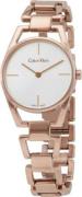 Calvin Klein Damklocka K7L23646 Silverfärgad/Roséguldstonat stål