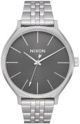 Nixon Damklocka A12492762-00 Grå/Stål Ø38 mm