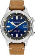 Spinnaker Herrklocka SP-5062-05 Bradner Blå/Läder Ø42 mm