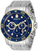 Invicta Herrklocka 33996 Pro Diver Blå/Stål Ø48 mm