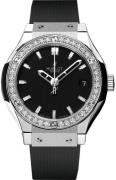 Hublot Damklocka 581.NX.1170.RX.1104 Classic Fusion Svart/Gummi Ø33