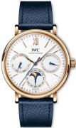 IWC Herrklocka IW344602 Portofino Vit/Läder Ø40 mm