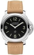 Panerai Herrklocka PAM01086 Luminor Svart/Läder Ø44 mm