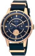 Esprit Damklocka ES1L140P0055 Multifunction Blå/Gummi Ø40 mm