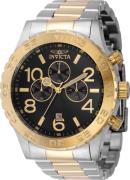 Invicta Herrklocka 40602 Specialty Svart/Gulguldtonat stål Ø50 mm