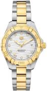 TAG Heuer Damklocka WBD2321.BB0320 Aquaracer Lady Vit/18 karat gult