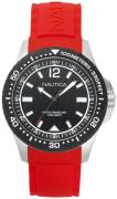 Nautica Herrklocka NAPMAU003 Svart/Gummi Ø44 mm