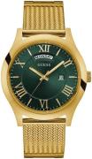 Guess Herrklocka W0923G2 Grön/Gulguldtonat stål Ø44 mm