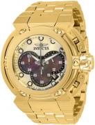 Invicta Herrklocka 30459 Vit/Gulguldtonat stål Ø46 mm