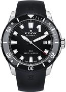 Edox Herrklocka 80119-3N-NIN CO-1 Svart/Gummi Ø42 mm