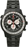 Swiss Alpine Military Herrklocka 7078.9177 Spirit Chrono Svart/Stål