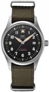 IWC Herrklocka IW326805 Pilots Svart/Textil Ø39 mm