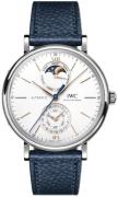 IWC Herrklocka IW359001 Portofino Vit/Läder Ø41 mm