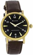 Bulova Herrklocka 97A151 American Clipper Svart/Läder Ø39 mm