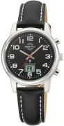 Master Time Damklocka MTLA-10819-22L Classic Svart/Läder Ø34 mm