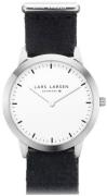 Lars Larsen Herrklocka 135SWBZ Viggo Vit/Läder Ø38 mm