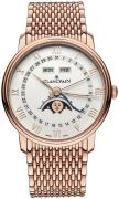 Blancpain Herrklocka 6654-3642-MMB Villeret Vit/18 karat roséguld