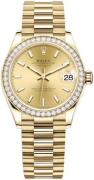 Rolex Damklocka 278288RBR-0022 Datejust 31 Gulguldstonad/18 karat