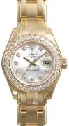 Rolex Damklocka 80298-0070 Pearlmaster 29 Vit/18 karat gult guld Ø29