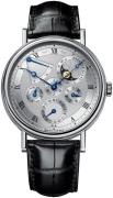 Breguet Herrklocka 5327BB-1E-9V6 Classique Silverfärgad/Läder Ø39