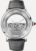 Cartier Herrklocka WHRO0082 Rotonde de Skelettskuren/Läder Ø43.5 mm