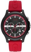 Armani Exchange Herrklocka AX2436 Hampton Svart/Gummi Ø46 mm