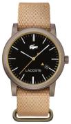 Lacoste Metro Herrklocka 2010838 Svart/Läder Ø42 mm