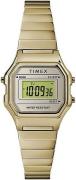 Timex Damklocka TW2T48000 LCD/Gulguldtonat stål