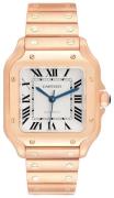 Cartier Santos De Cartier WGSA0008 Vit/18 karat roséguld